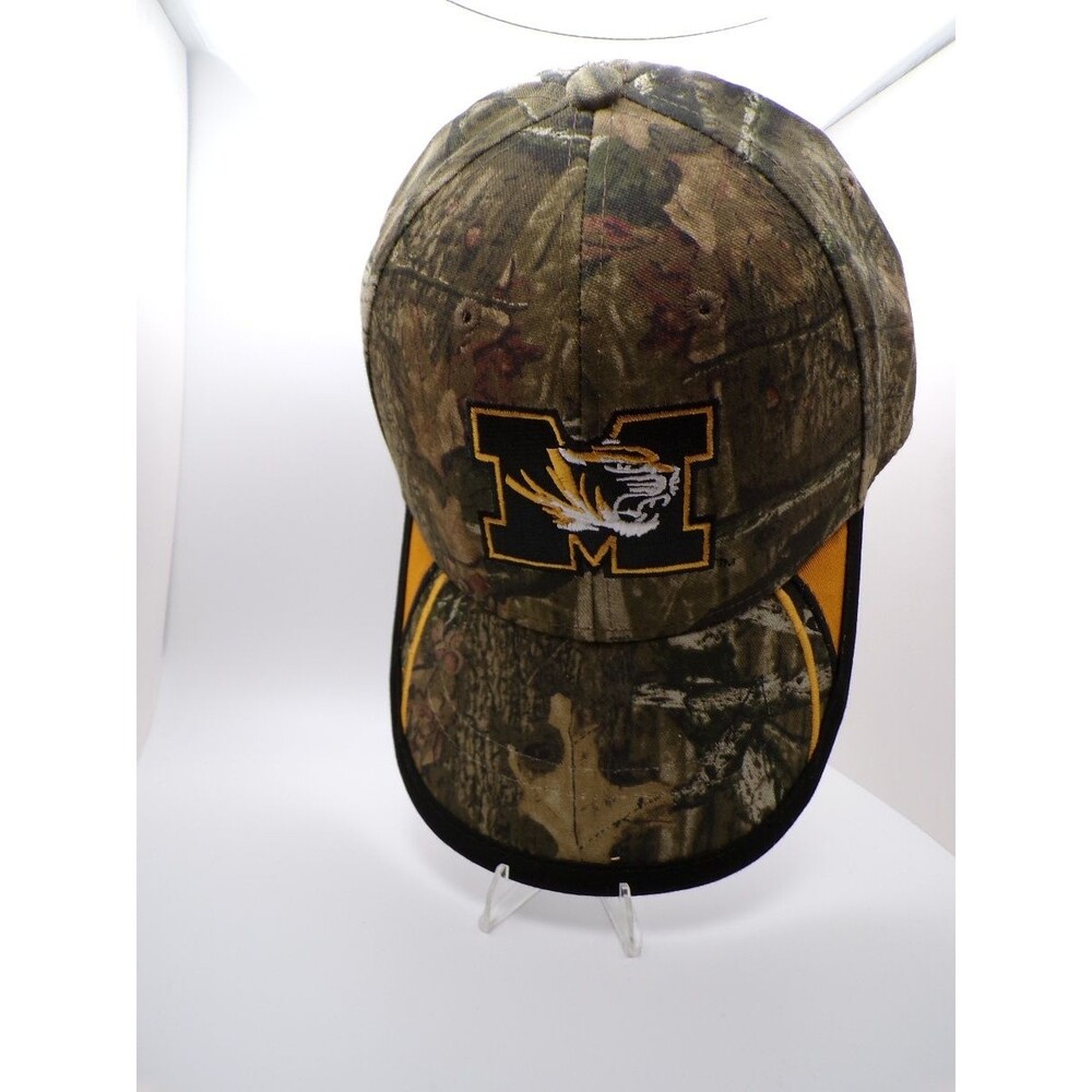 Mossy Oak Missouri Tigers Camo Baseball Cap Men's Adjustable M